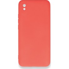 Nevarium Xiaomi Redmi 9A Kılıf Silikon Içi Kadife Nano - Pembe