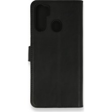 Nevarium Reeder P13 Blue Max Kılıf Kapaklı Cüzdan Standlı - Siyah