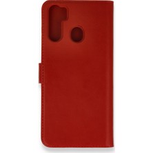 Nevarium Reeder P13 Blue Max Kılıf Kapaklı Cüzdan Standlı - Kırmızı