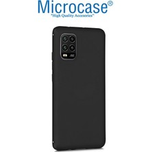 Microcase Xiaomi Mi 10 Lite - Mi 10 Youth Elektrocase Serisi Kamera Korumalı Silikon Kılıf - Siyah