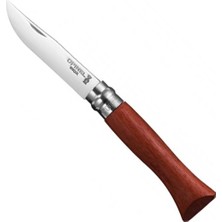 Opinel Inox No 6 Padouk Saplı Paslanmaz Çelik Çakı Bıçak Kutulu