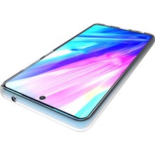 Moraksesuar Samsung Galaxy A72 Kılıf Şeffaf Hibrit Silikon Esnek Kapak