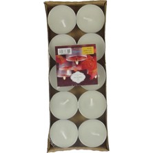 Hellove Tealight Mum 10'lu Özel Günler Için Mum Yuvarlak Mum