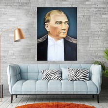 Deko Gonya Mustafa Kemal Atatürk Kanvas Tablo