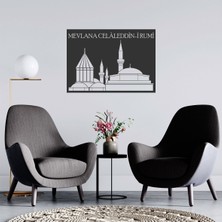 Deko Gonya Mevlana Müzesi Temalı Ahşap Tablo