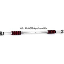 Spor Byfit Sportif 60-100 cm Ayarlanabilir Kapı Arası Barfiks Demiri