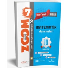 Günay Yayınları Gün&Ay Yayınları 7. Sınıf LGS Zoom Matematik 10'Lu Deneme
