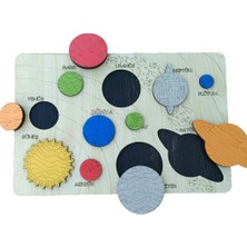 Bereket Tasarım 'gezegenleri Öğreniyorum' Akça Ahşap Puzzle