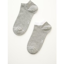 Dagi Gri Erkek 2'li Patik Çorap