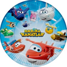 Partijet Harika Kanatlar Karton Tabak 23 cm 8'li