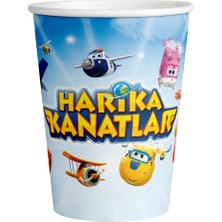 Partijet Harika Kanatlar Karton Bardak 8'li