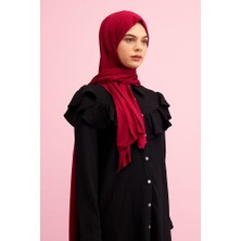 Madame Polo Penye Şal-Bordo