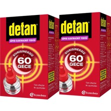 Detan Süper Elektrolikit Yedek 60 Gece x 2'li