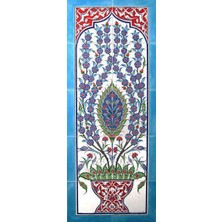 Can Seramik - 40*100 Cm. El Dekoru Iznik Çini Pano