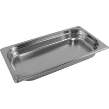 Natsan-Paslanmaz Çelik Gastronom Küvet Gn 1/3-40 (32,5 x 17,6 x 4 Cm)