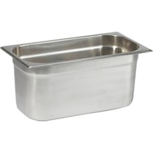 Natsan-Paslanmaz Çelik Gastronom Küvet Gn 1/3-150 (32,5 x 17,6 x 15 Cm)