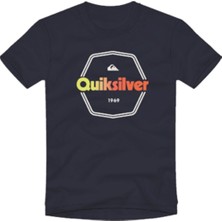 Quiksilver Hard Wıred Ss Lacivert Erkek Kısa Kol T-Shirt