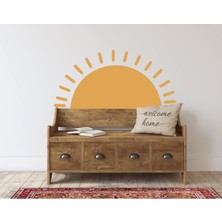 Msticker Küllü Sarı Güneş Çocuk Bebek  Odası Duvar Sticker (58X100 Cm)