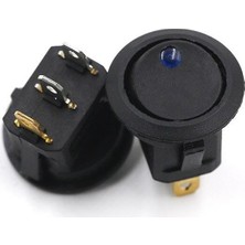 Motorobit Kcd1 Mavi Nokta Işıklı On-Off Anahtar 12V IC132A