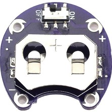 Motorobit Lilypad CR2032 Pil / Batarya Yuvası Modülü