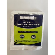 Dermateks Steril Gaz Kompres 7,5 cmx7,5 cm 100 Adet