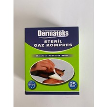 Dermateks Steril Gaz Kompres 7,5 cmx7,5 cm 25 Adet