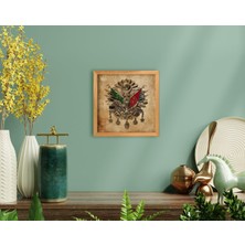 Bk Gift Osmanlı Tuğrası El Yapımı Ahşap Çerçeveli Tablo-1