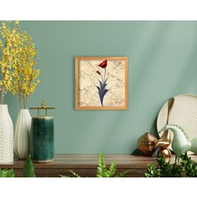 Bk Gift Ebru Sanatı El Yapımı Ahşap Çerçeveli Tablo-1