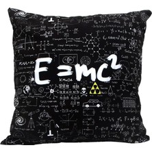 Hediyekanalı  Einstein 2'li Set Einstein Işıklı Biblo Einstein Puf Yastık