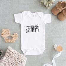 Limon Unisex Beyaz Baskılı Zıbın