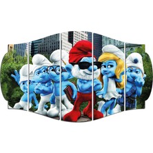 Renkselart Şirinler Mdf TABLO-0517 (Model C)