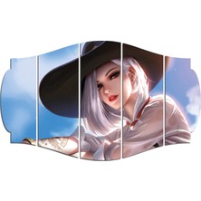 Renkselart Anime Korsan Kız Mdf TABLO-0297 (Model C)
