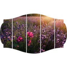 Renkselart Lavanta Mdf TABLO-0758 (Model C)