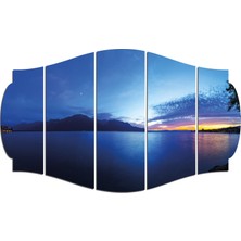 Renkselart Sahil Kıyı Deniz Mdf TABLO-1934 (Model C)