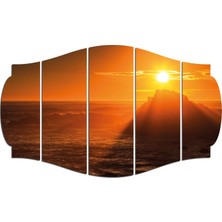 Renkselart Gün Batımı Sunset Mdf TABLO-1442 (Model C)
