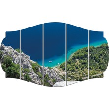 Renkselart Sahil Kıyı Deniz Mdf TABLO-2122 (Model C)