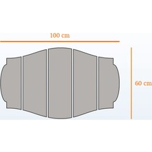 Renkselart Gün Batımı Retro Sunset Mdf TABLO-1444 (Model C)