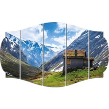 Renkselart Dağ Evi Mdf TABLO-3406 (Model C)
