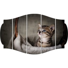 Renkselart Kedi Mdf TABLO-2527 (Model C)