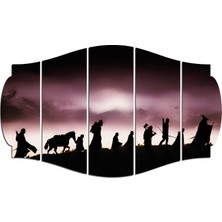 Renkselart Yüzüklerin Efendisi Mdf TABLO-3041 (Model C)