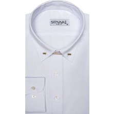 Süvari Slim Fit Armür Desenli Erkek Gömlek