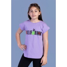 Toontoy Kids Toontoy Kız Çocuk California Baskılı Tişört