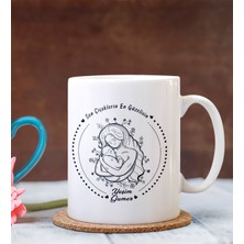 Hediye Zengini Kişiye Özel Sen Çiçeklerin En Güzelisin Tasarımlı Kupa