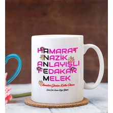 Hediye Zengini Kişiye Özel Annem Tasarımlı Beyaz Kupa Bardak