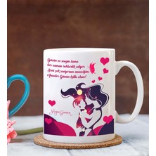 Hediye Zengini Kişiye Özel Anneler Günün Kutlu Olsun8 Temalı Beyaz Kupa Bardak