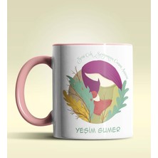 Hediye Zengini Kişiye Özel Seni Çok Seviyorum Canım Annempembe Kupa Bardak