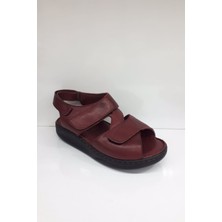 Faruk Karar 5006 Deri Bayan  Sandalet