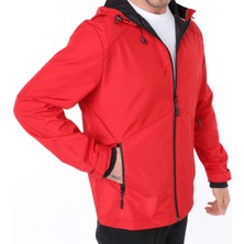 Ghassy Co. Erkek Rüzgarlık/Yağmurluk Outdoor Omuz Detaylı Mevsimlik Spor Ceket