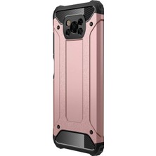 Microsonic Xiaomi Poco X3 Pro Kılıf Rugged Armor Rose Gold