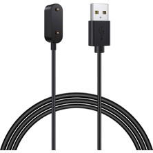 Microsonic Huawei Watch Fit Manyetik USB Şarj Kablosu Siyah